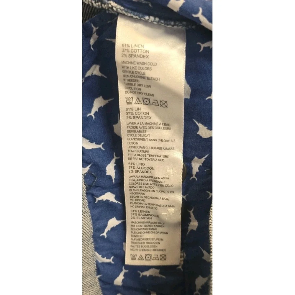 Tommy Bahamas Beach Linen Maritime Pants Coastal Vacation NWT 2XL